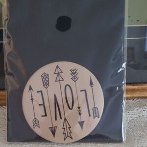 'Love' Compact Mirror